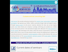 Tablet Screenshot of cdservices.sk